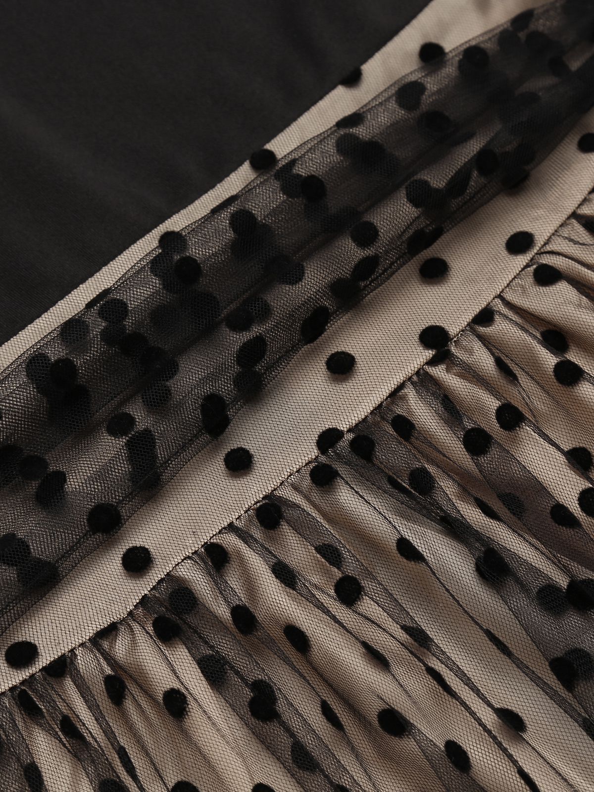 1950ER PATCHWORK KURZARM DOT SWING KLEID - Image 6