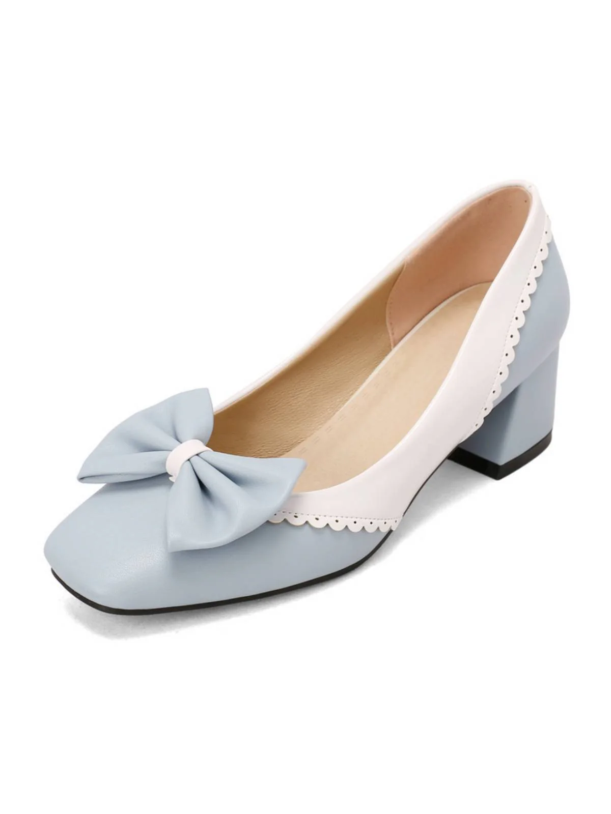 Rot RETRO MARY JANE HIGH HEEL SCHUHE - Image 11