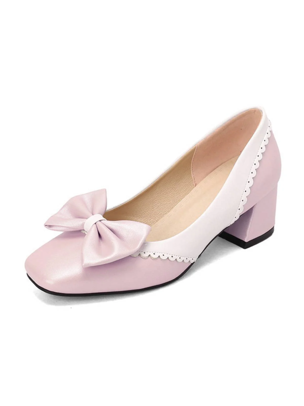 Rot RETRO MARY JANE HIGH HEEL SCHUHE - Image 14