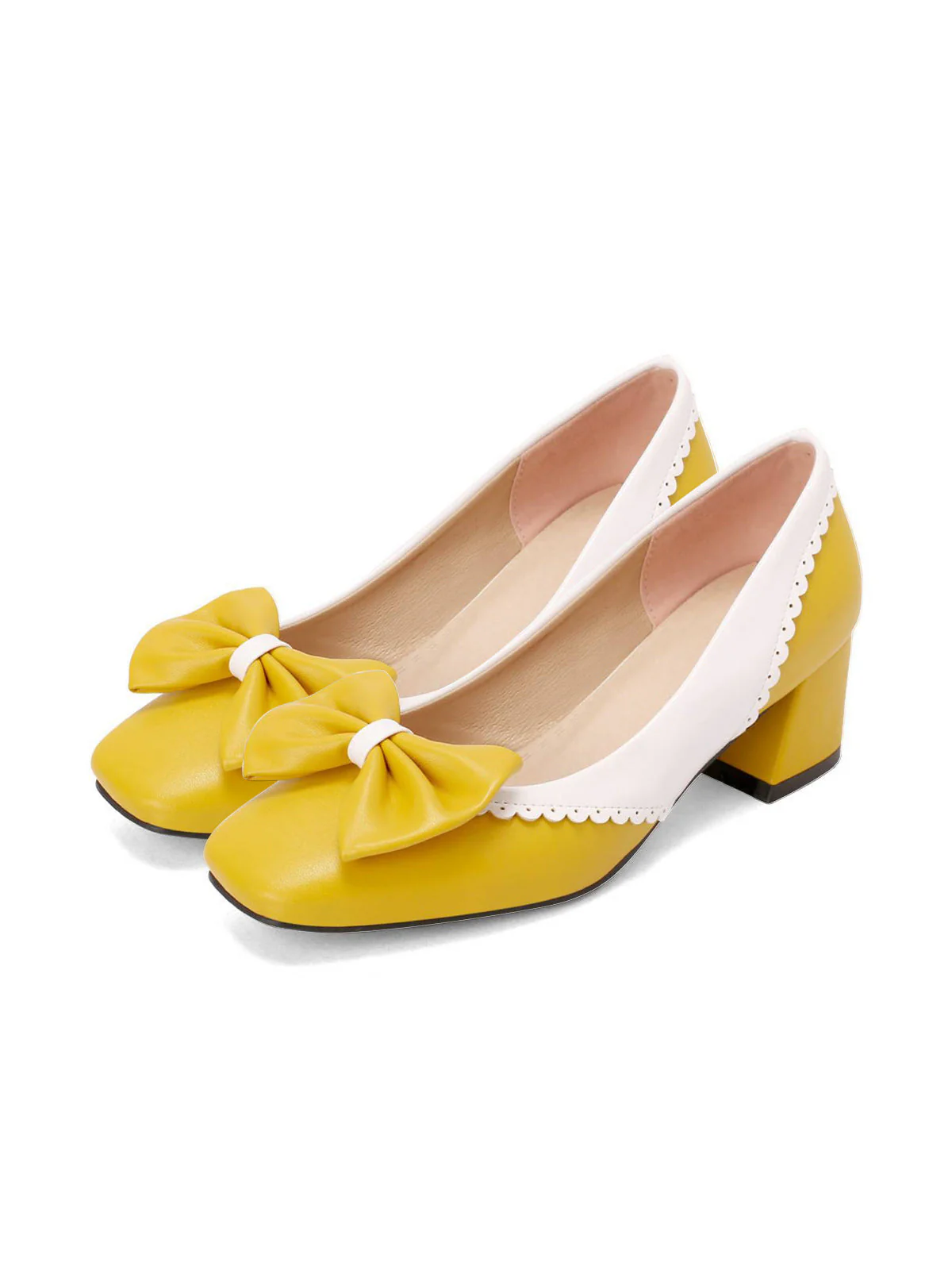 Rot RETRO MARY JANE HIGH HEEL SCHUHE - Image 6