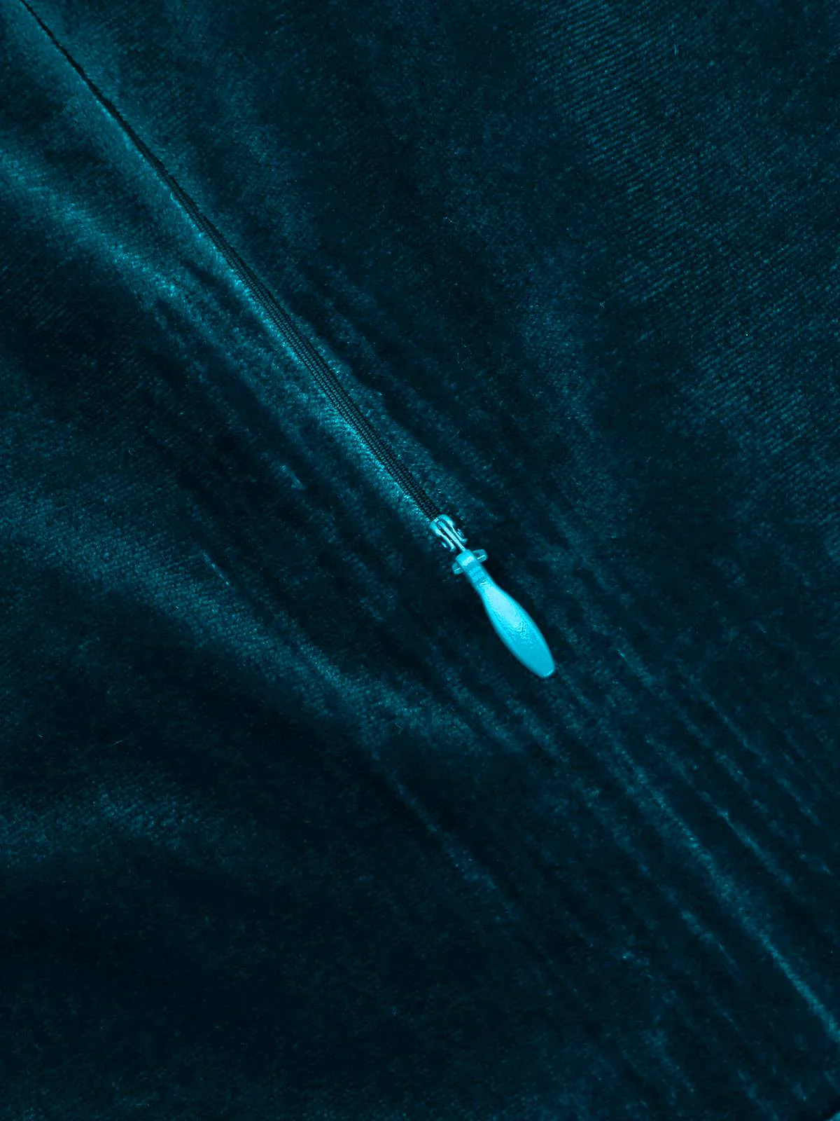 Grün 1960ER SCHULTERFREIES, FIGURBETONTES SAMTKLEID - Image 21